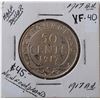 Image 3 : Canada, Newfoundland 0.50c Silver 1917-C Choice XF or Better