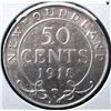Image 4 : Canada, Newfoundland 0.50c Silver 1917-C, 1918-C & 1919-C Grade VG+ / Choice VF+ or Better (3)