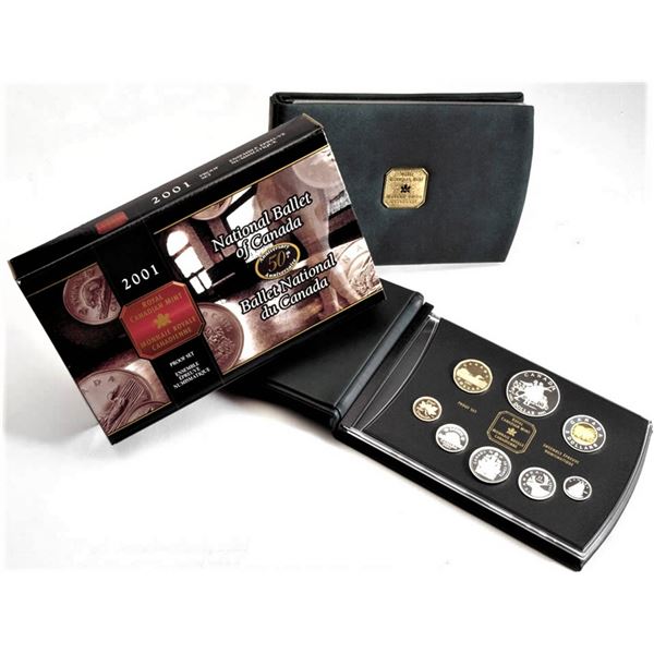 Canada, Set Proof UHC 2001 50 years of National Ballet in Original Box