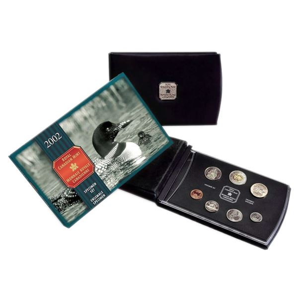 Canada, Specimen Set 2002P (1952-) Golden Jubilee "Loon Family" Original Box and C.O.A.