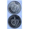 Image 2 : Cuba 0.20c x 2 Error NO DATE (2003) and Original, Aluminum Both Mint State+ (2)