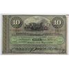 Image 1 : Cuba, 10 Pesos Fuertes (Issued Note Red overprint PLATA) 1896 ABNC Pick #49