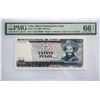 Image 1 : Cuba, 20 pesos 1991 Issued Note Pick# 110 Gem UNC-66 PMG Certified From the "EMO Collection"