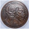 Cuba, Copper Medal "Proceres de la Independencia" 1995 Antique Finish "100th Manifiesto de Montecris