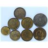 Image 2 : Egypt, Group of 8 Coins 50s-70s VF+ to UNC/MS