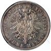 Image 2 : Germany, Prussia 5 Mark 1888A Silver VF+ or better