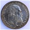 Image 1 : Germany, Wurttenberg State, 3 Mark 1914F "Wilhelm II" Letterd Edge A-UNC w/ nice details