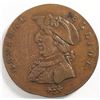 Image 1 : Great Britain, Overseas Territories Halfpenny Token 1792 General Elliot "Birmingham" Cooper XF or Be