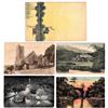 Image 1 : Groupe of 5 Post Cards from Great Britain (4) and France (1) some hand Paintedall new mot posted (No