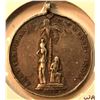 India, Army Temperance Asociation Medal (British Colonial) 1897 Siver 34mm 21g Very Scarce About XF