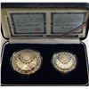 Image 5 : Korea South, Olympic's Proof Set of 2 Coins 1988 Sterling ,925 incapsulated Original Packing w/ C.O.