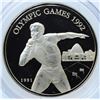 Image 1 : Samoa y Sisifo 10 Tala 1991 "Summer Olympics" 31.47g Sterling Silver Proof UHC encapsulated