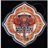 Image 1 : Solomon Islands, 5$ 2022 "Elephant of the 1st Chakra coin" 2 Oz of .999 Color Enameld Proof U.H. Cam