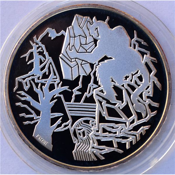 Switzerland, 20 Francs 1994B "Devil's Bridge" KM #74 20g Silver Proof Ultra heavy Cameo Lettered Edg