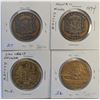 Image 10 : U.S.A. Medals / tokens group of 4 from Hawaii (3) Kona Dollar Numbered, Parks Centennial and Nevada 