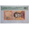 Image 1 : Venezuela, 50 Bolivares 2018, "Replacement / Star Note" Wmk Bolivar & BCV Gem UNC-66 "EPQ" PMG Cert.