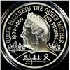 Image 1 : Great Britain 5£ Centenary of Queen Mother Silver Proof 2000 Original packaging