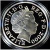 Image 2 : Great Britain 5£ Centenary of Queen Mother Silver Proof 2000 Original packaging