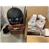 Image 1 : KIDS ROOM LETTERS AND BOOKS AND XS BIKER HELMET SICK LID