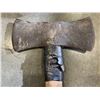 Image 3 : 2 PICK AXES, DOUBLE ENDED AXE AND WRECKING BAR