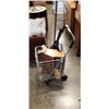 Image 2 : PERSONAL SHOPPING CART WITH VACUUM, TENNIS RACKET AND MAGAZINE RACK
