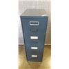 Image 1 : METAL 4 DRAWER FILE CABINET