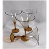 Image 1 : TUPPERWARE BRAND MARTINI GLASSES, SET OF FOUR