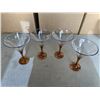 Image 2 : TUPPERWARE BRAND MARTINI GLASSES, SET OF FOUR