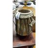 Image 3 : HIDE DRUM AND WOODEN CARVED DRUM