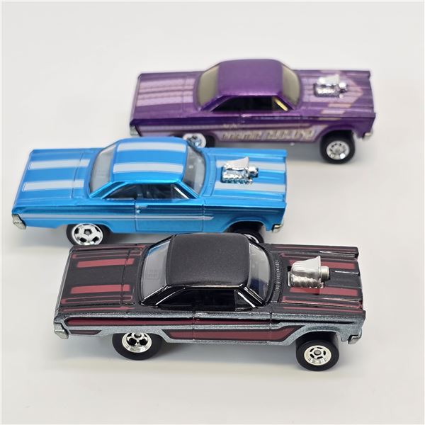 Hot Wheels Cyclone Gasser trio