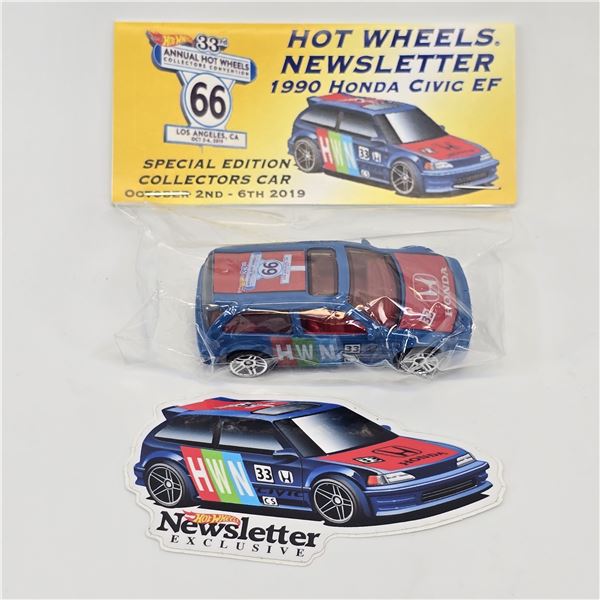 Hot Wheels Newsletter Honda