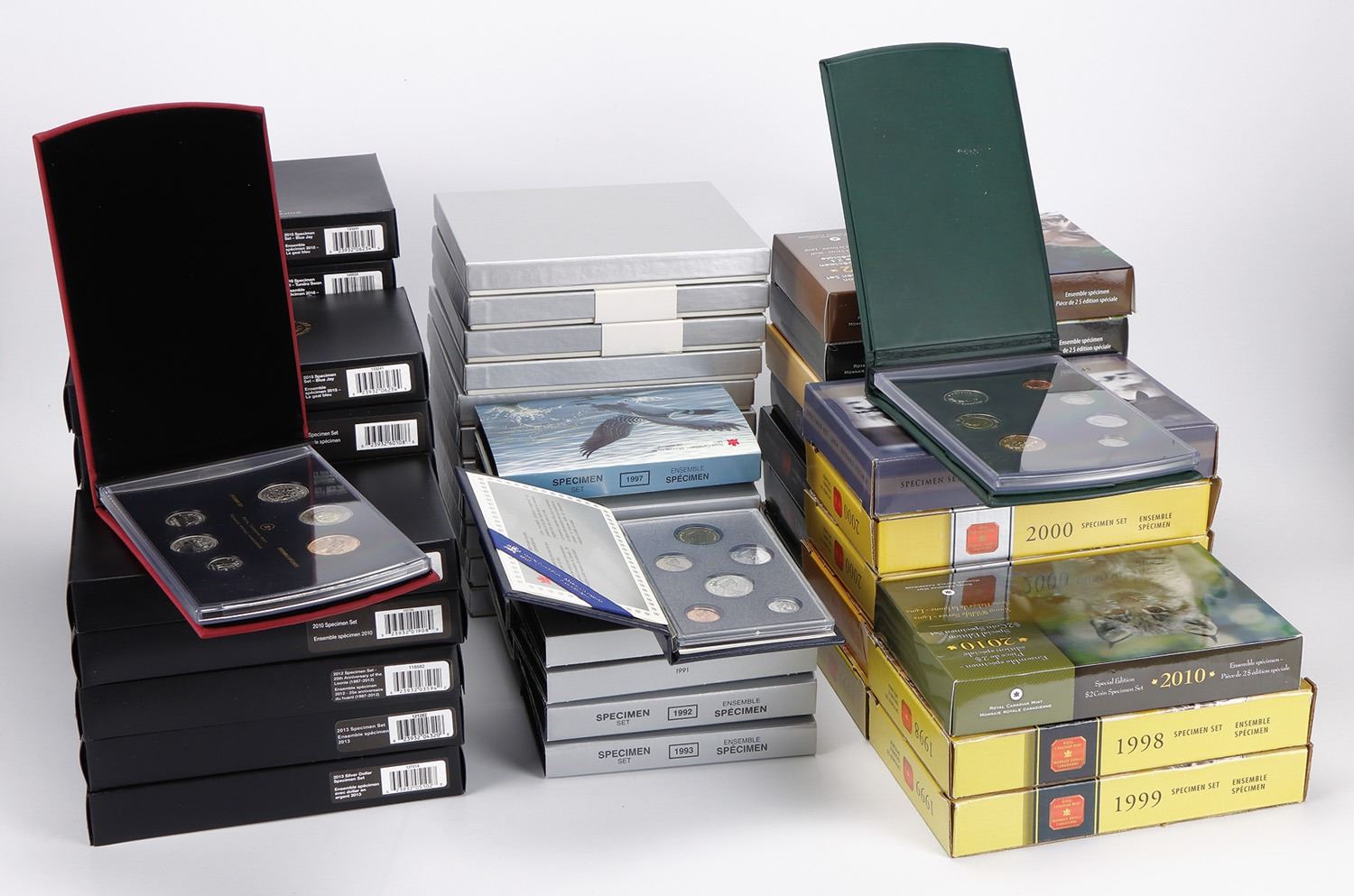Collection 67 Canada, Collection of 67 Total Specimen Sets, 1981//2024,