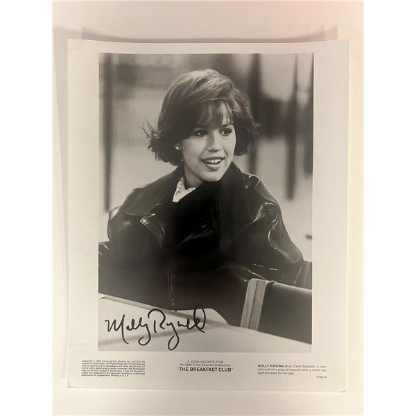 The Breakfast Club Molly Ringwald signed photo