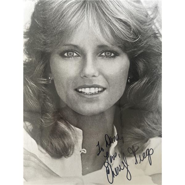Cheryl Tiegs signed photo
