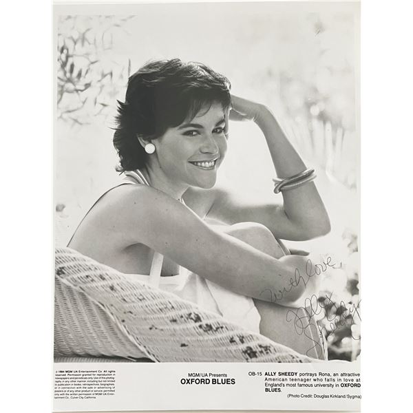 Oxford Blues Ally Sheedy signed movie photo