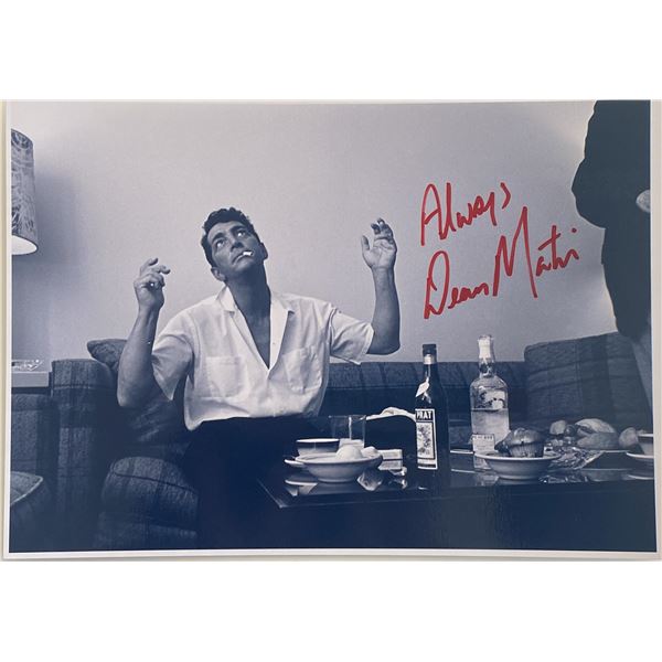 Dean Martin signed photo