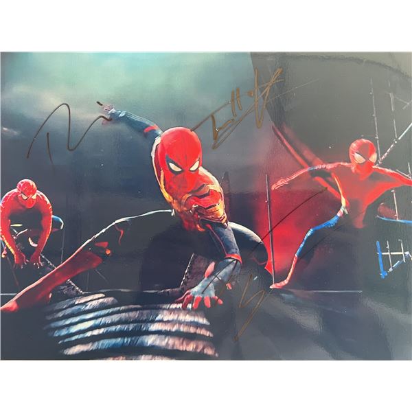 Spider-Man No Way Home cast signed photo
