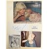 Image 1 : Loni Anderson signed note and  photo collage