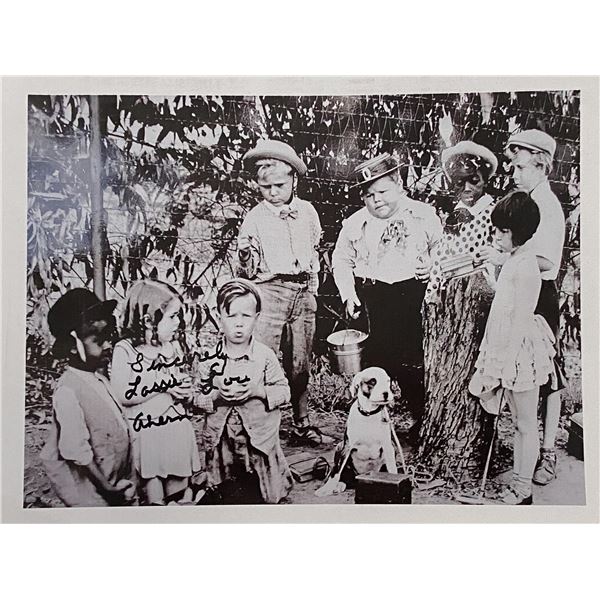 Our Gang Lassie Lou Ahern signed photo