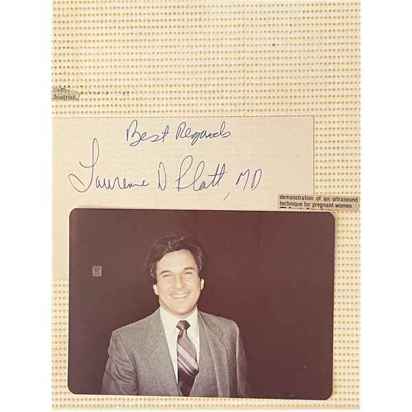 Lawrence D. Platt, MD original signature