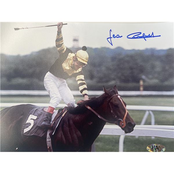 Triple Crown winner Jean Cruguet signed photo