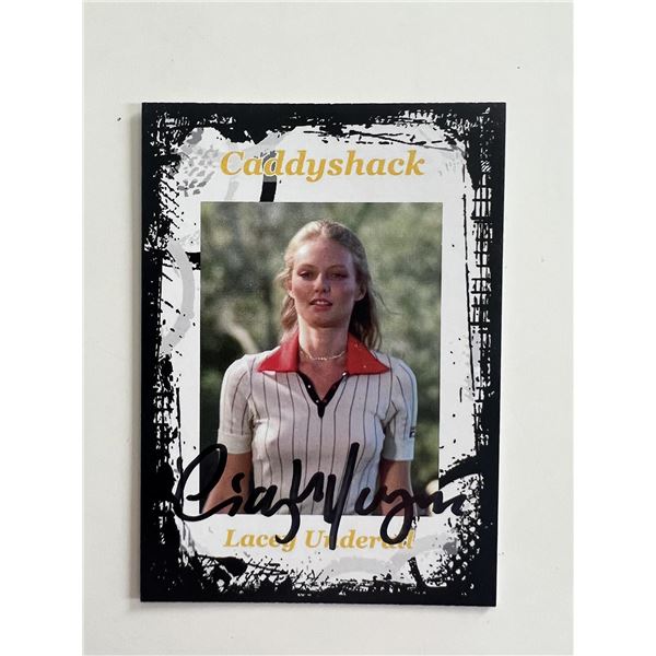 Caddyshack Cindy Morgan signed trading card.