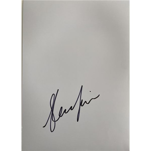 Queen of Country Pop Shania Twain original signature