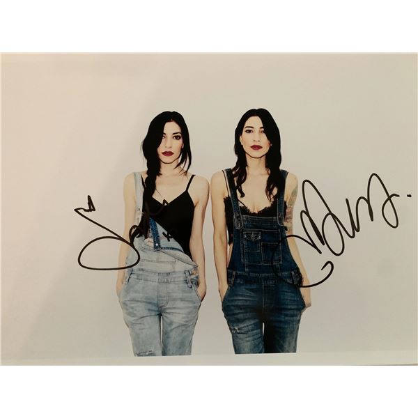 The Veronicas twins signed photo