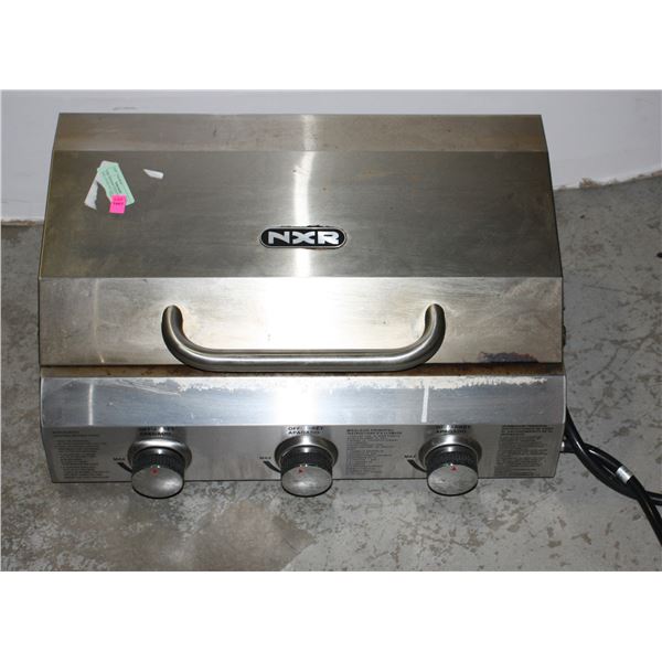 NXR 3 BURNER TABLETOP PROPANE GRILL-STORE RETURN