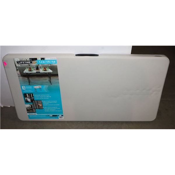LIFETIME 4' FOLDING TABLE
