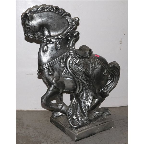 CERAMIC HORSE FIGURE, APPROX 23" TALL