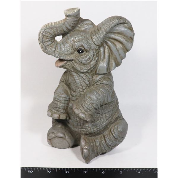 HEAVY CAST IRON STANDING ELEPHANT DOOR STOPPER