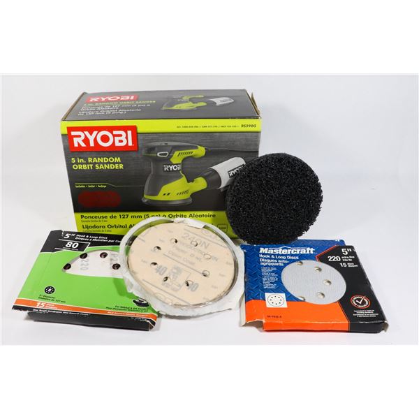 RYOBI 5" RANDOM ORBIT SANDER