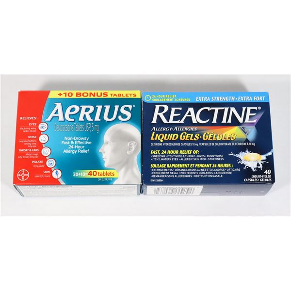 REACTIVE & AERIUS-EXPIRED-UNOPENED